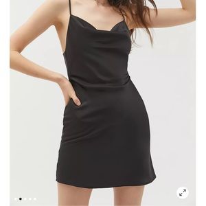 UO Mallory Cowl Neck Slip Dress